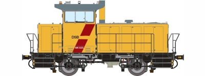 Dekas DK-8758031 - H0 - Diesellok MK 625 Belvedere, DSB, Ep. VI - AC-Digital